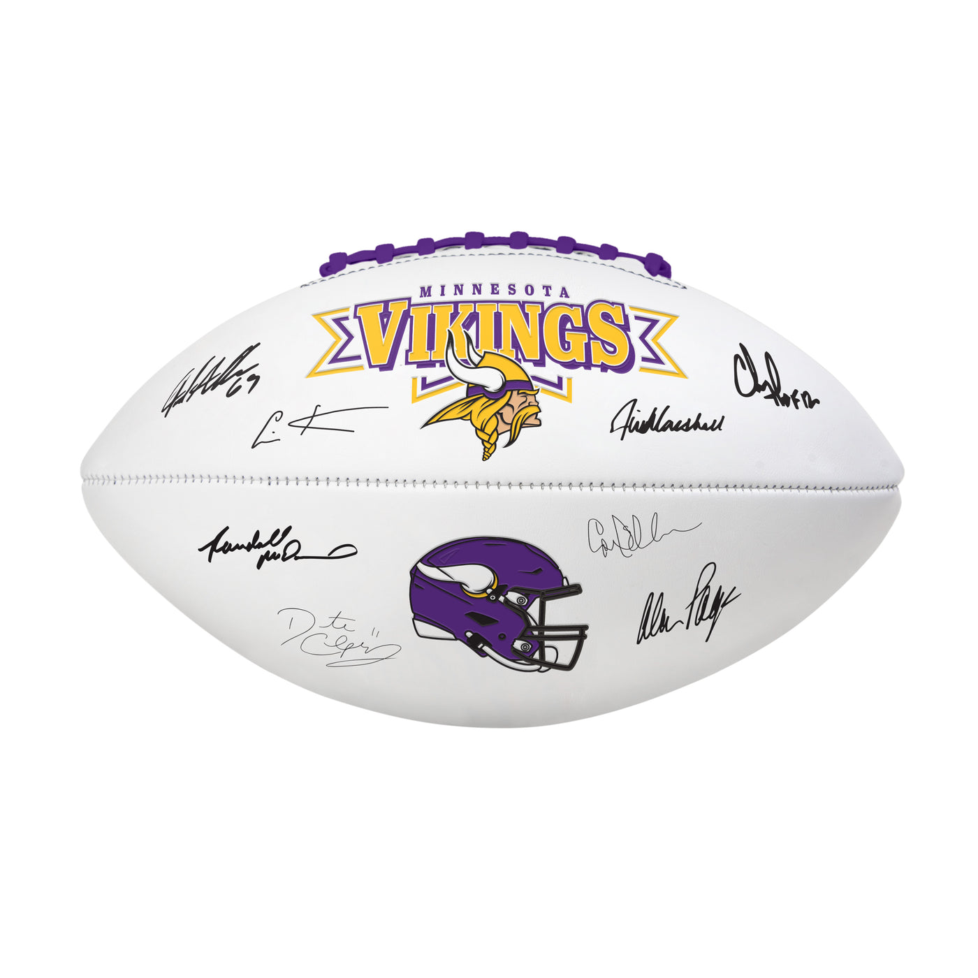 Minnesota Vikings Autograph Signature Football