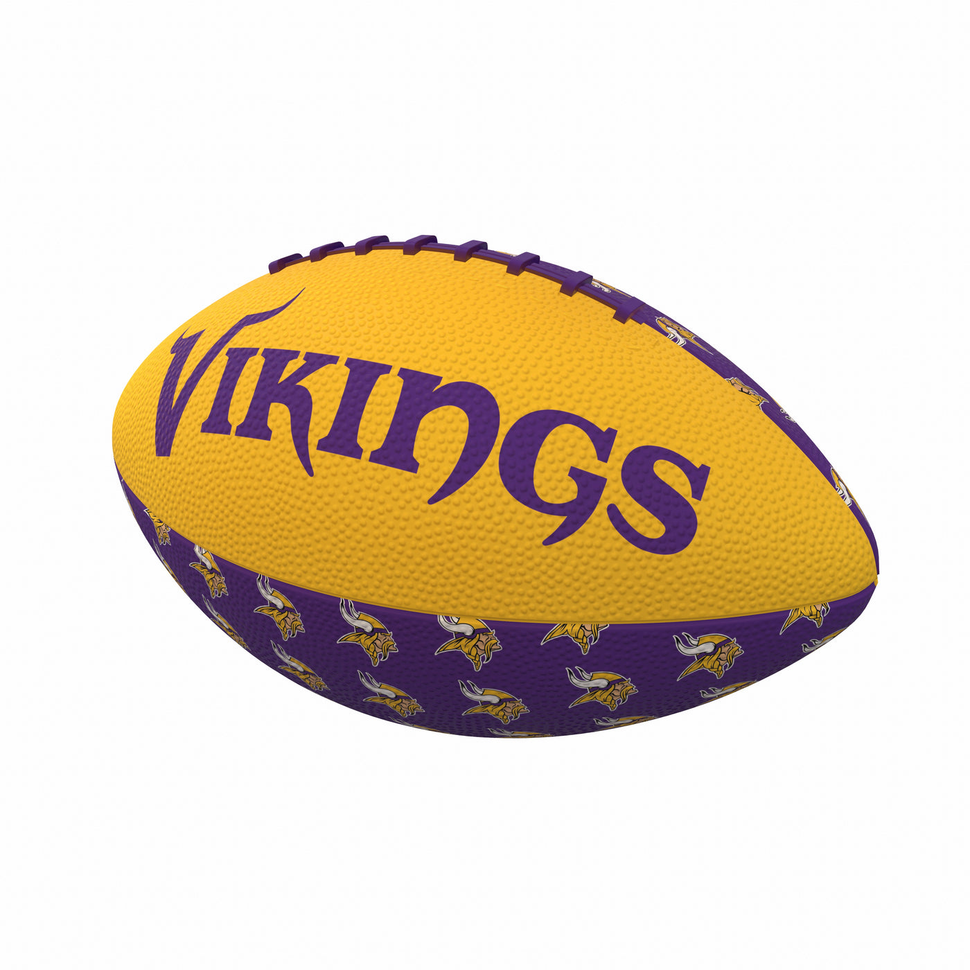 Minnesota Vikings Repeating Mini-Size Rubber Football