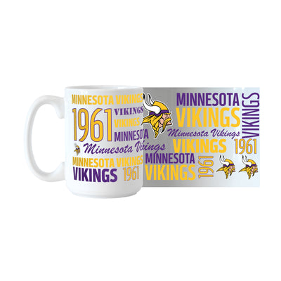 Minnesota Vikings 15oz Spirit Sublimated Mug