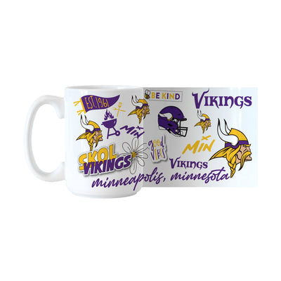 Minnesota Vikings 15oz Native Sublimated Mug
