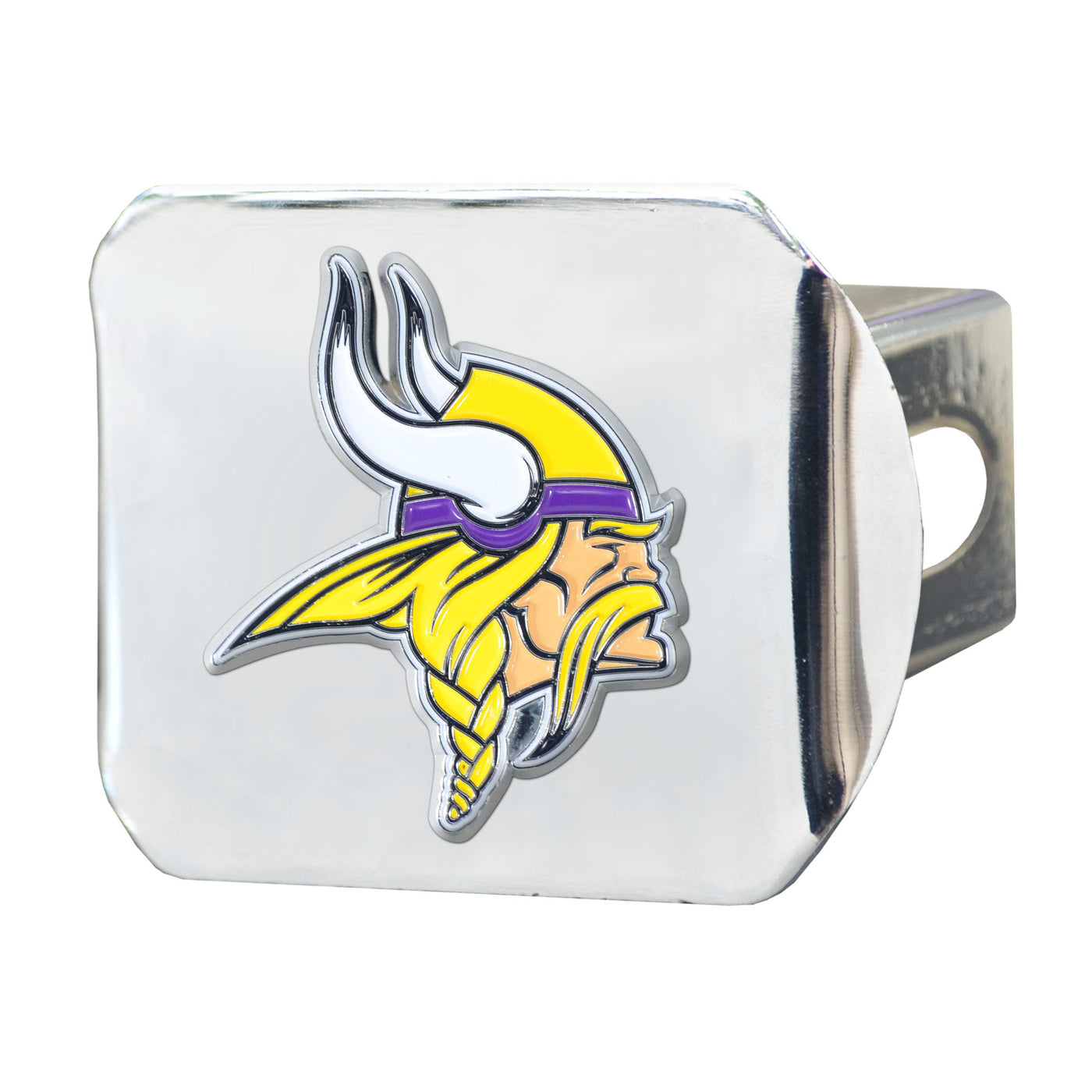NFL - Minnesota Vikings Color on Chrome Hitch Cover