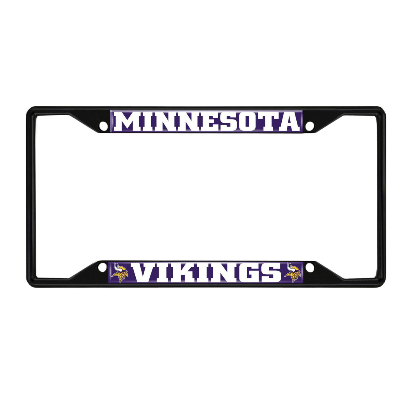 NFL - Minnesota Vikings Black License Plate Frame