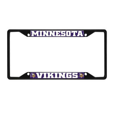NFL - Minnesota Vikings Black License Plate Frame