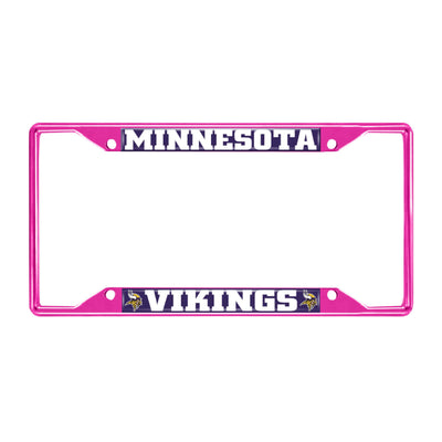 NFL - Minnesota Vikings-Pink License Plate Frame