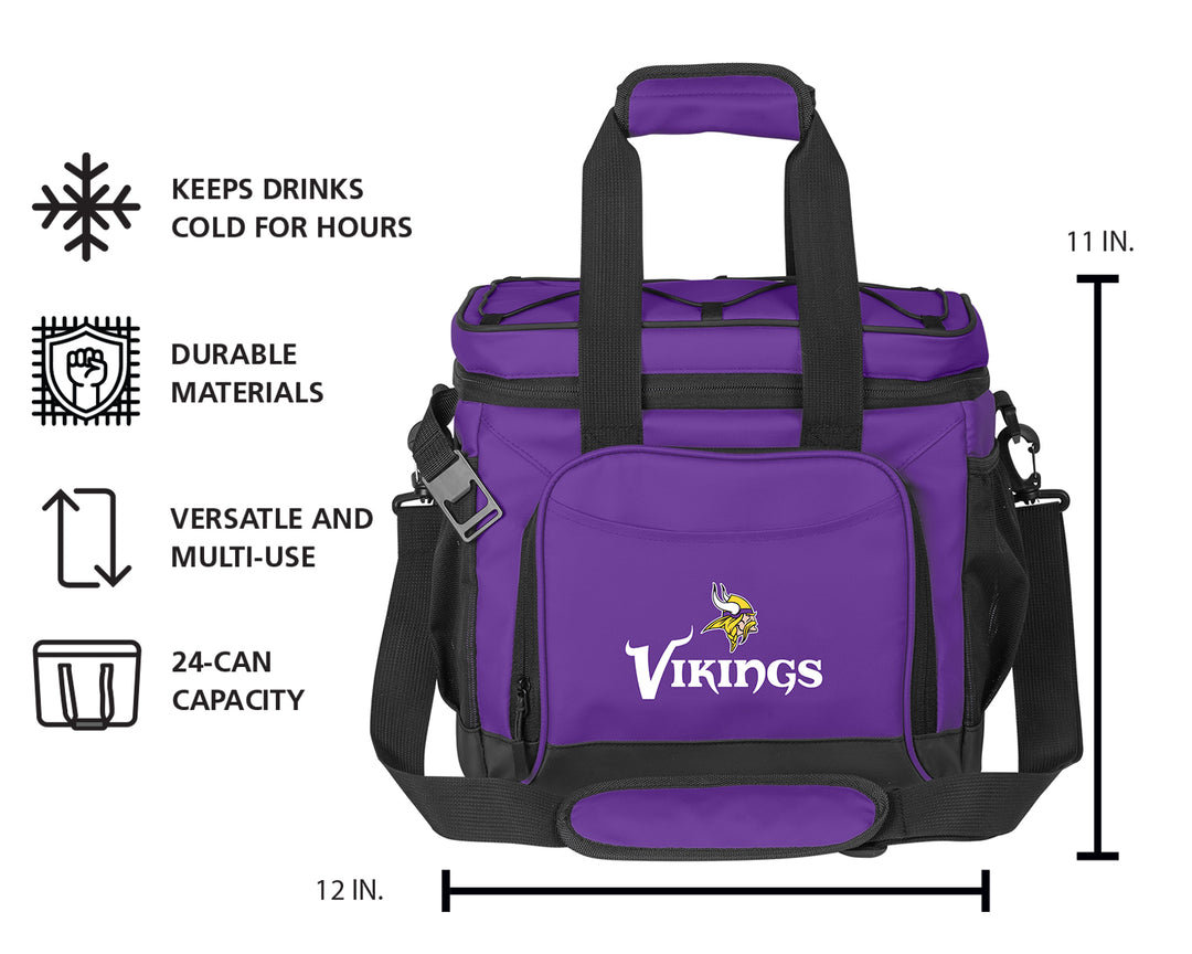 Minnesota Vikings 24 Can Flex Cooler | Logo Brands