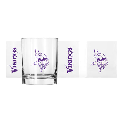 Minnesota Vikings 14oz Gameday Rocks Glass