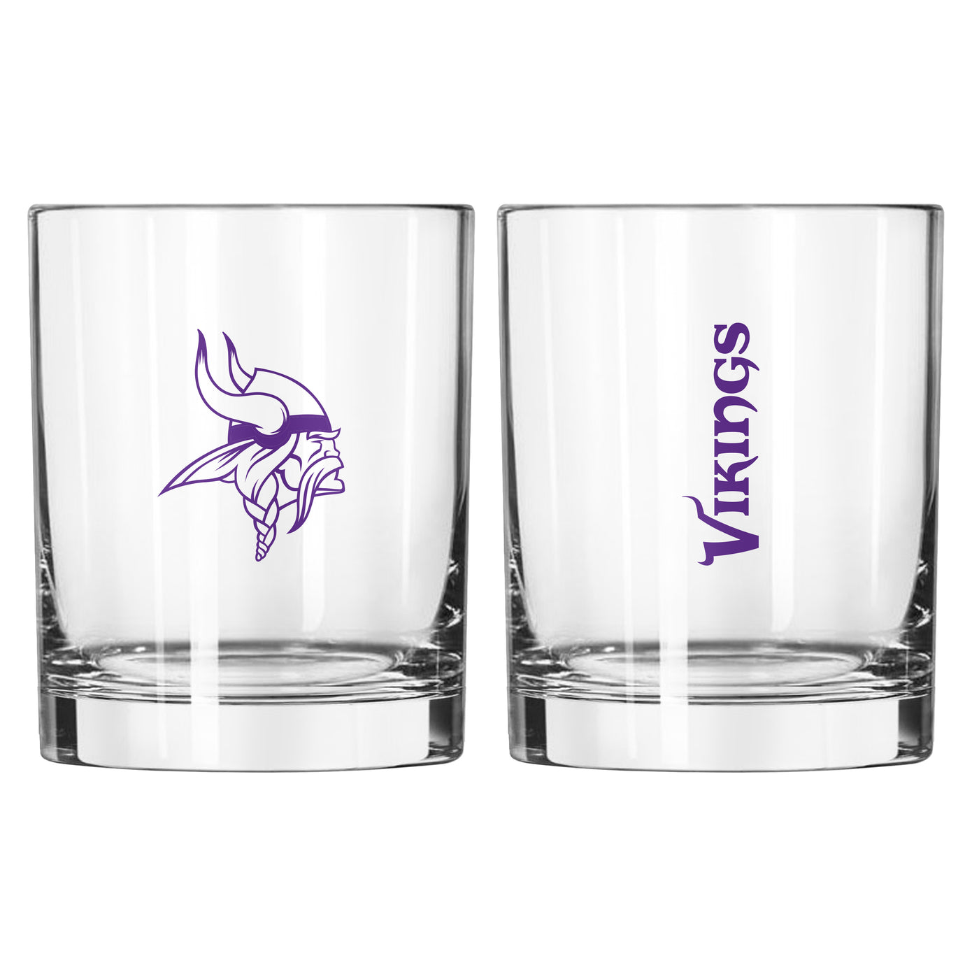 Minnesota Vikings 14oz Gameday Rocks Glass