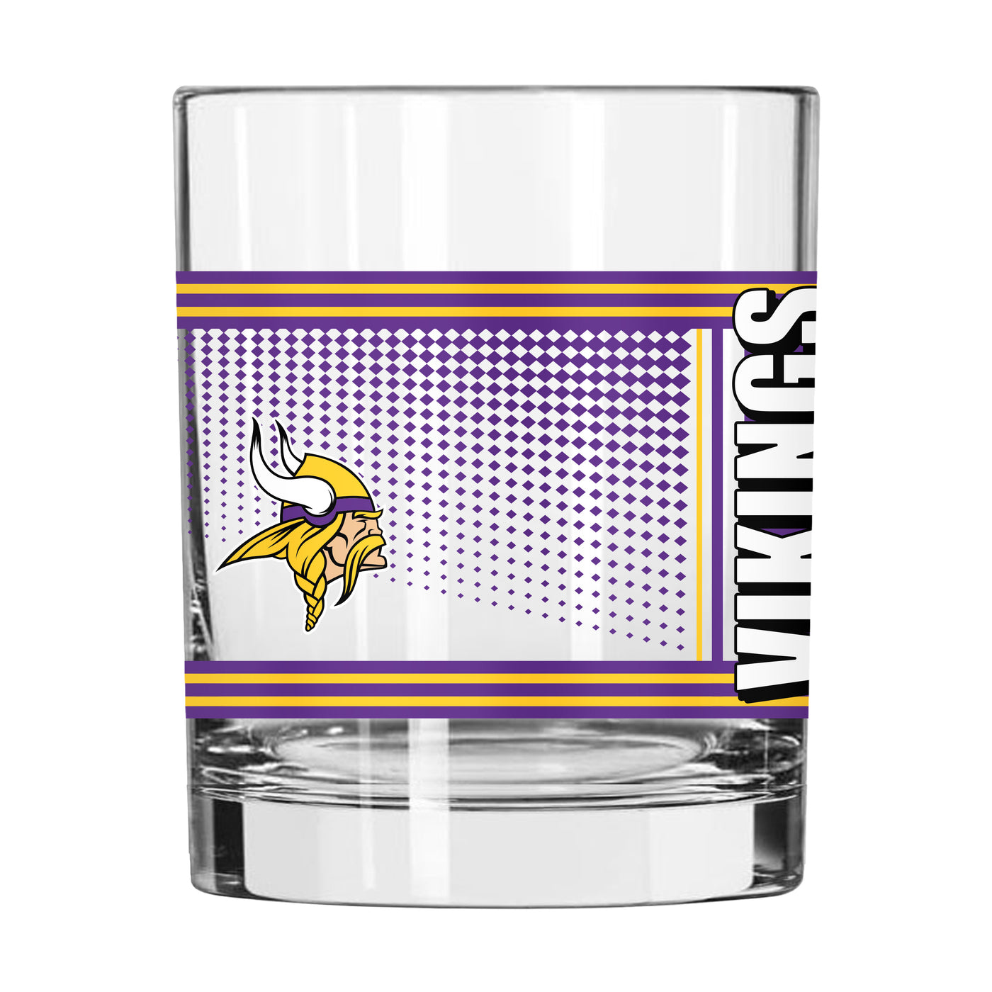 Minnesota Vikings 14oz Hero Rocks Glass