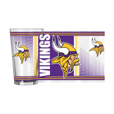 Minnesota Vikings 16oz Hero Pint Glass
