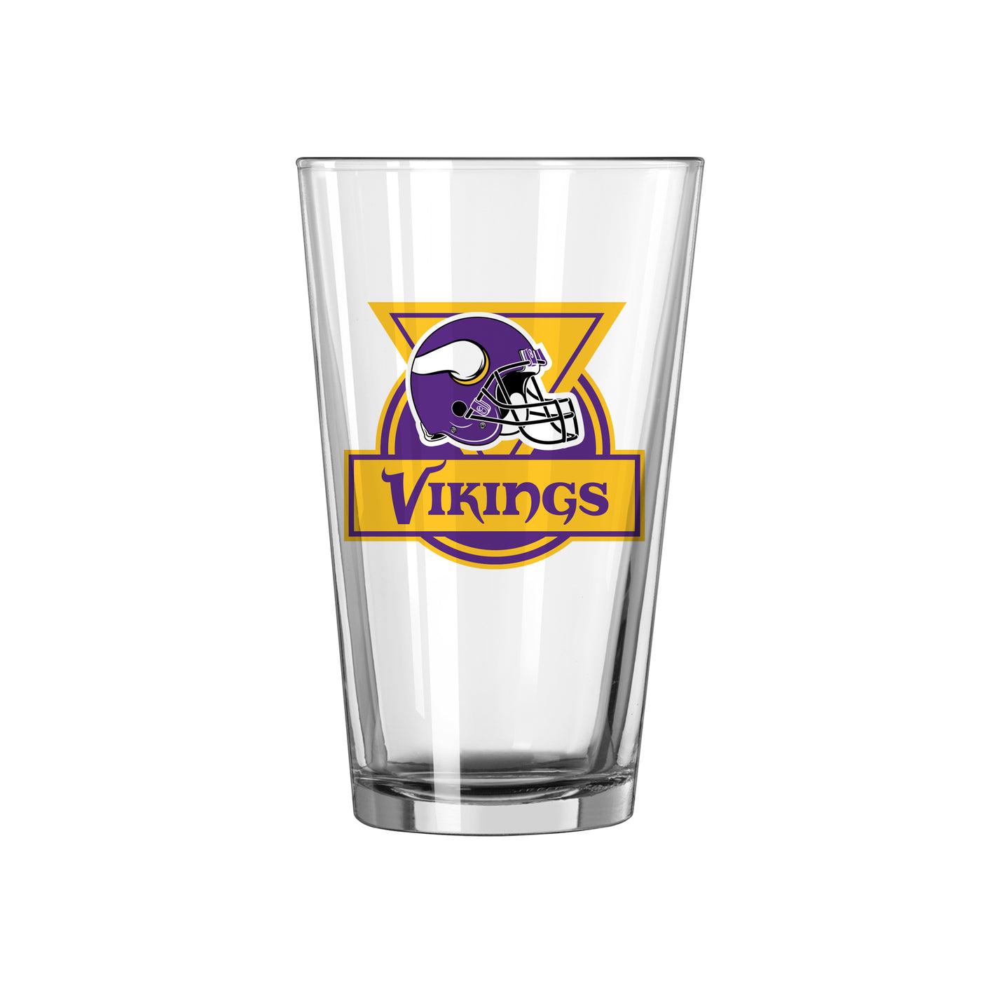 Minnesota Vikings 16oz Retro Pint Glass