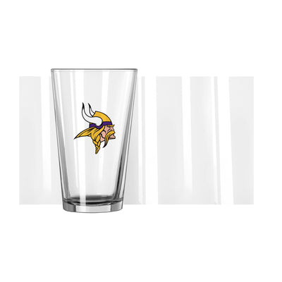 Minnesota Vikings 16oz Logo Pint Glass