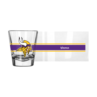 Minnesota Vikings 2oz Stripe Shot Glass
