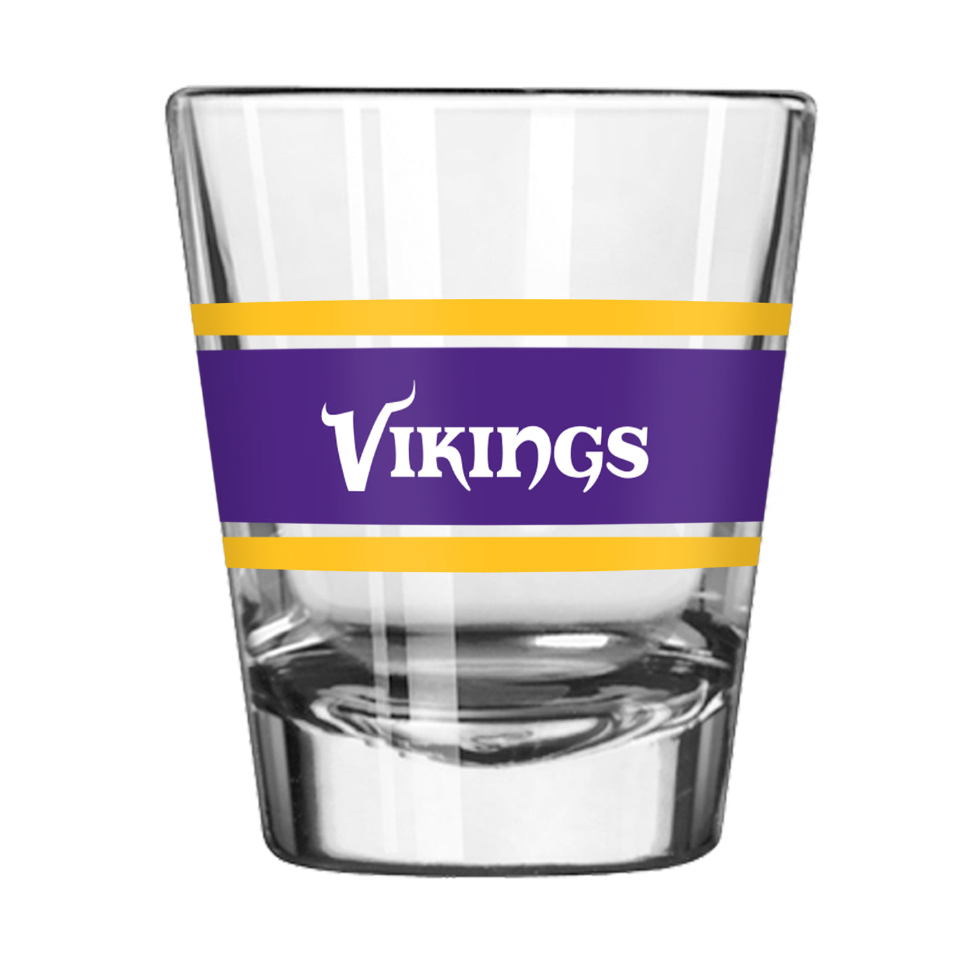 Minnesota Vikings 2oz Stripe Shot Glass