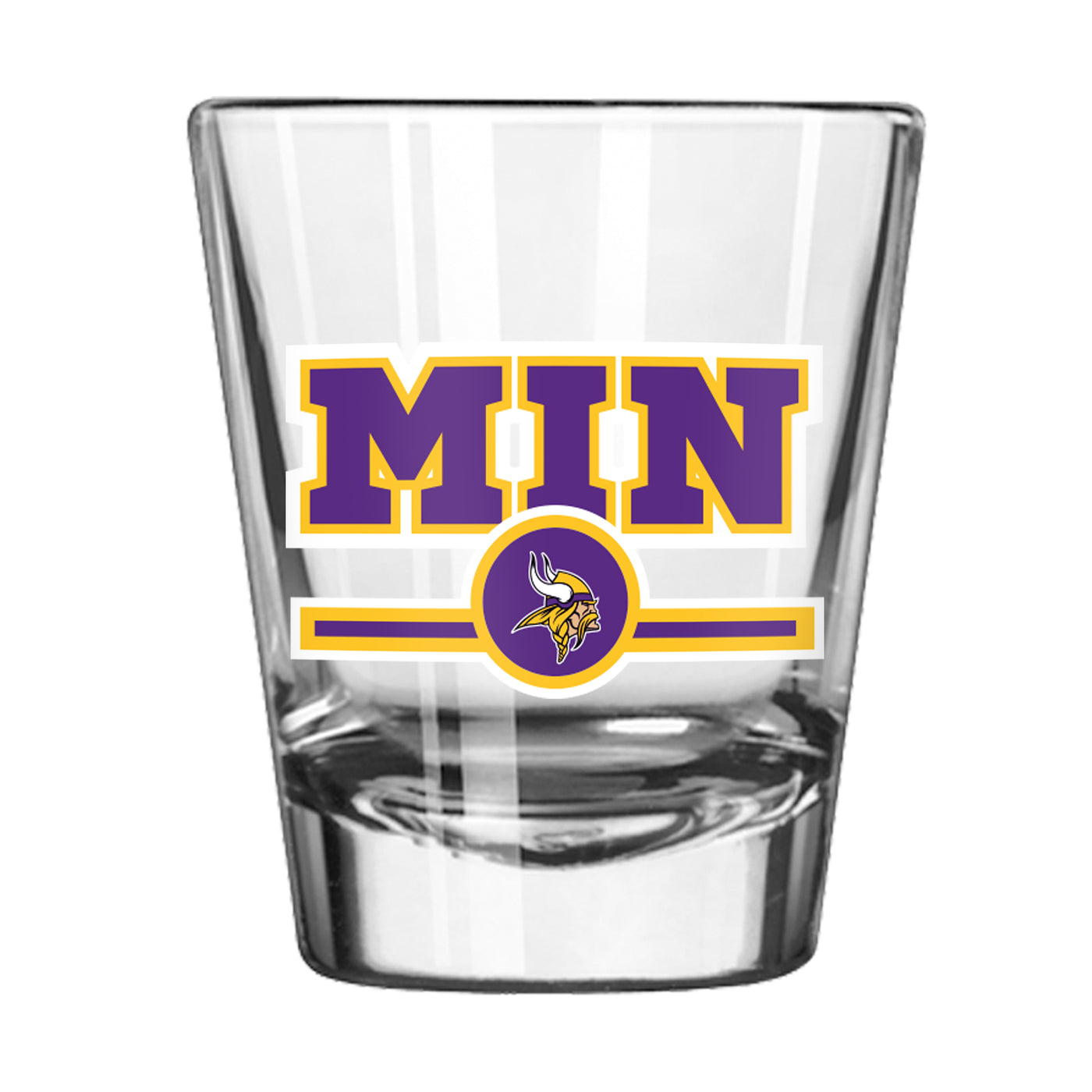 Minnesota Vikings 2oz Letterman Shot Glass