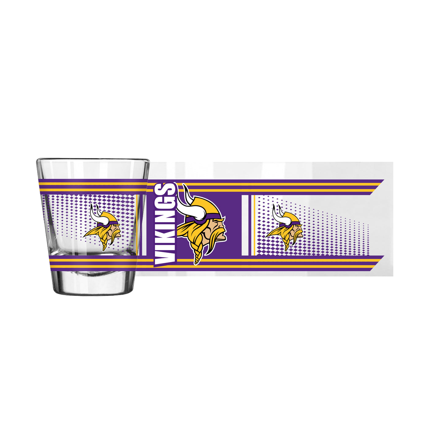 Minnesota Vikings 2oz Hero Shot Glass