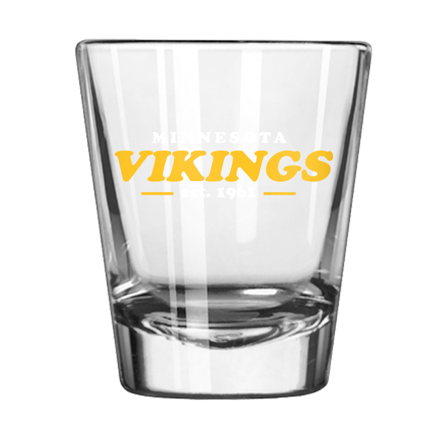Minnesota Vikings 2oz Retro Shot Glass