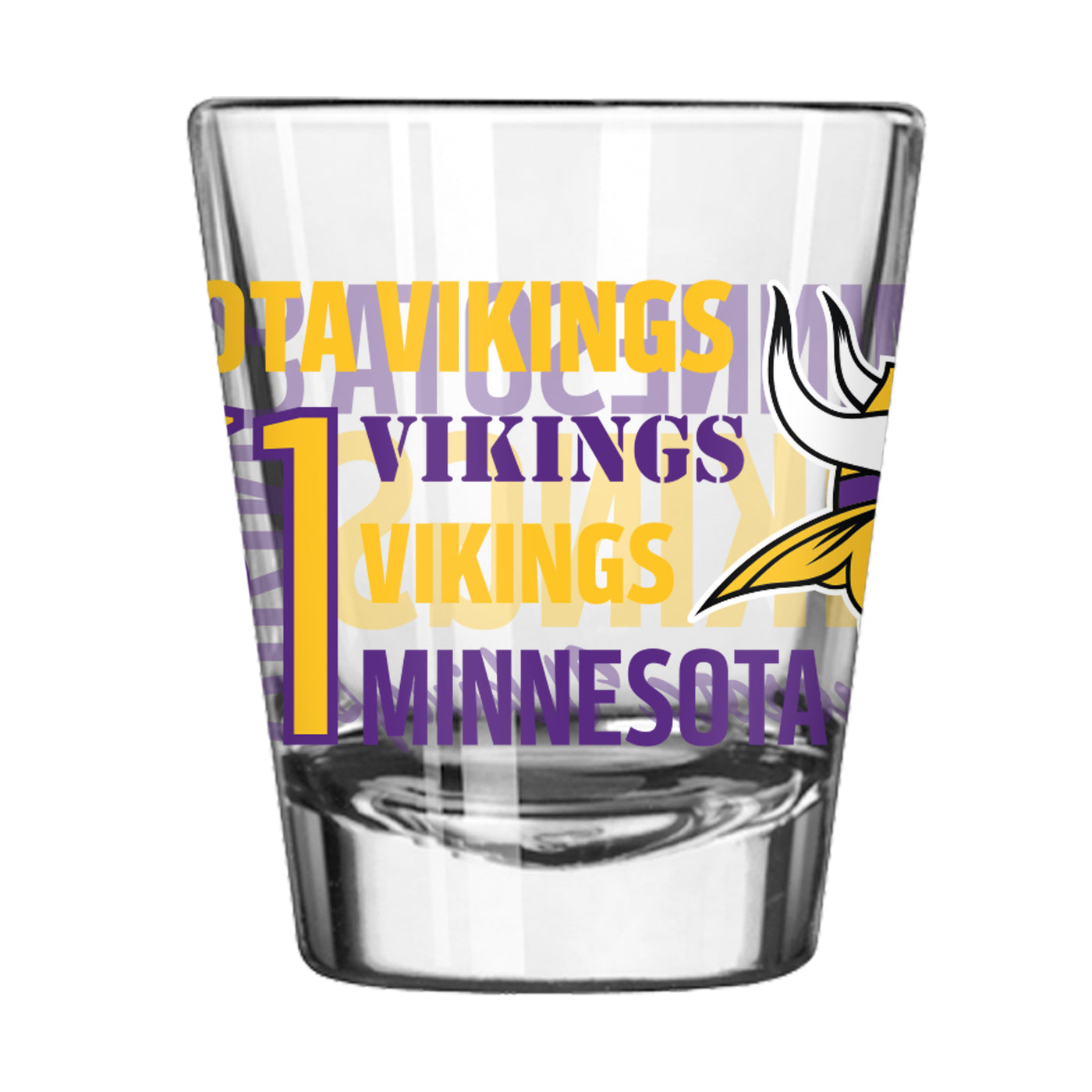 Minnesota Vikings 2oz Spirit Shot Glass