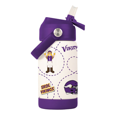 Minnesota Vikings 12oz Mascot SS Kids Bottle