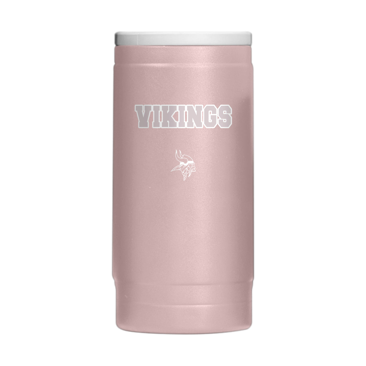 Minnesota Vikings  Stencil Powder Coat Slim Can Coolie