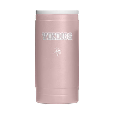Minnesota Vikings  Stencil Powder Coat Slim Can Coolie