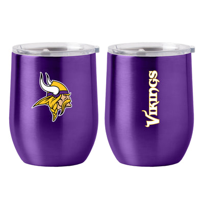 Minnesota Vikings Gameday 16oz Stainless Curved Beverage - Logo Brands