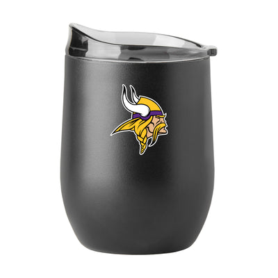 Minnesota Vikings 16oz Swagger Powder Coat Curved Bev - Logo Brands