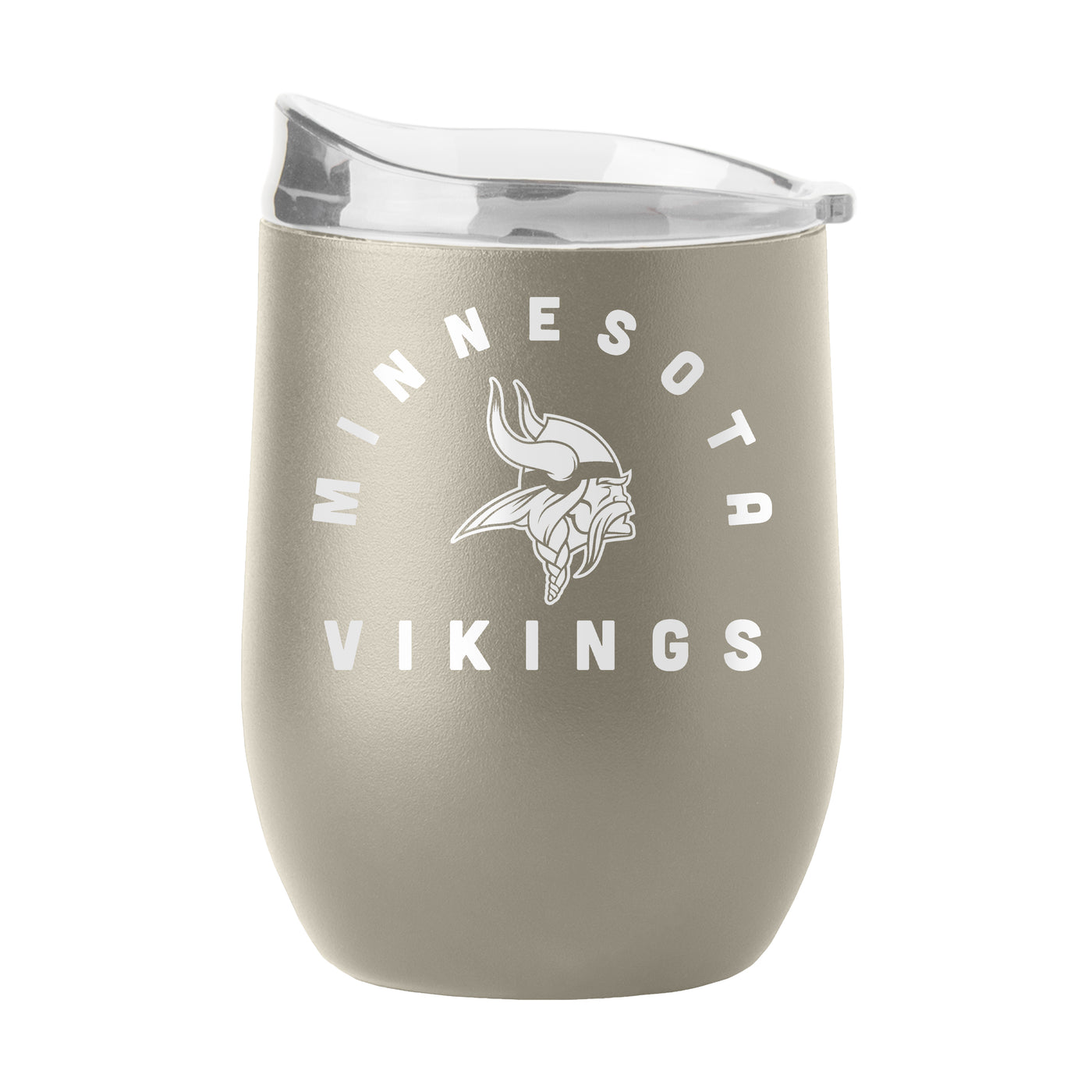 Minnesota Vikings 16oz Archway Powder Coat Curved Bev