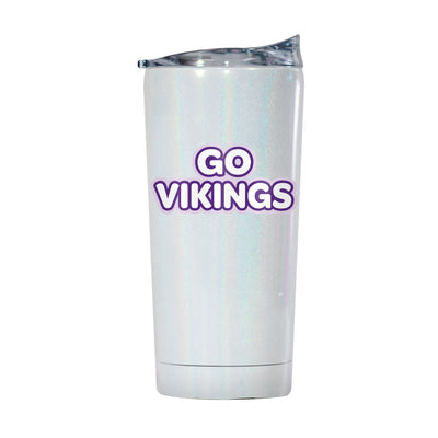 Minnesota Vikings 20oz Bubble Iridescent Tumbler - Logo Brands