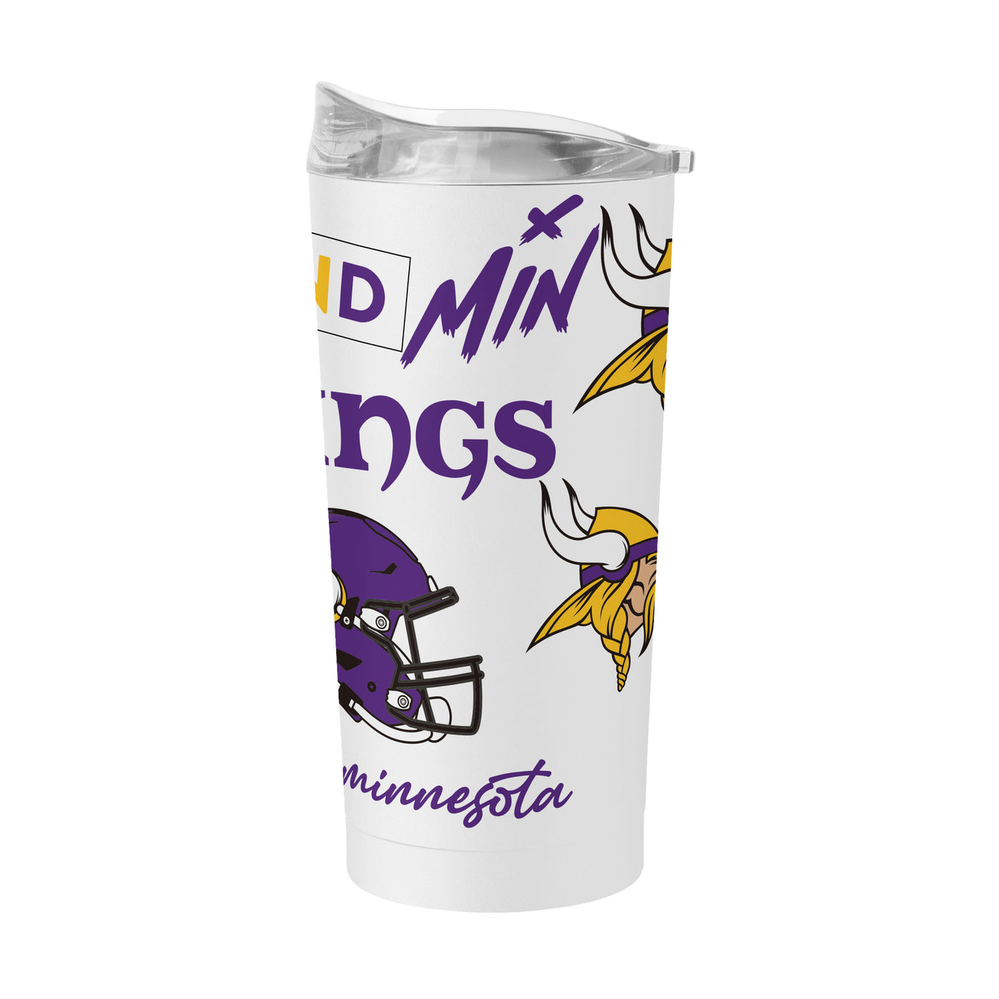 Minnesota Vikings 20oz Native Powder Coat Tumbler