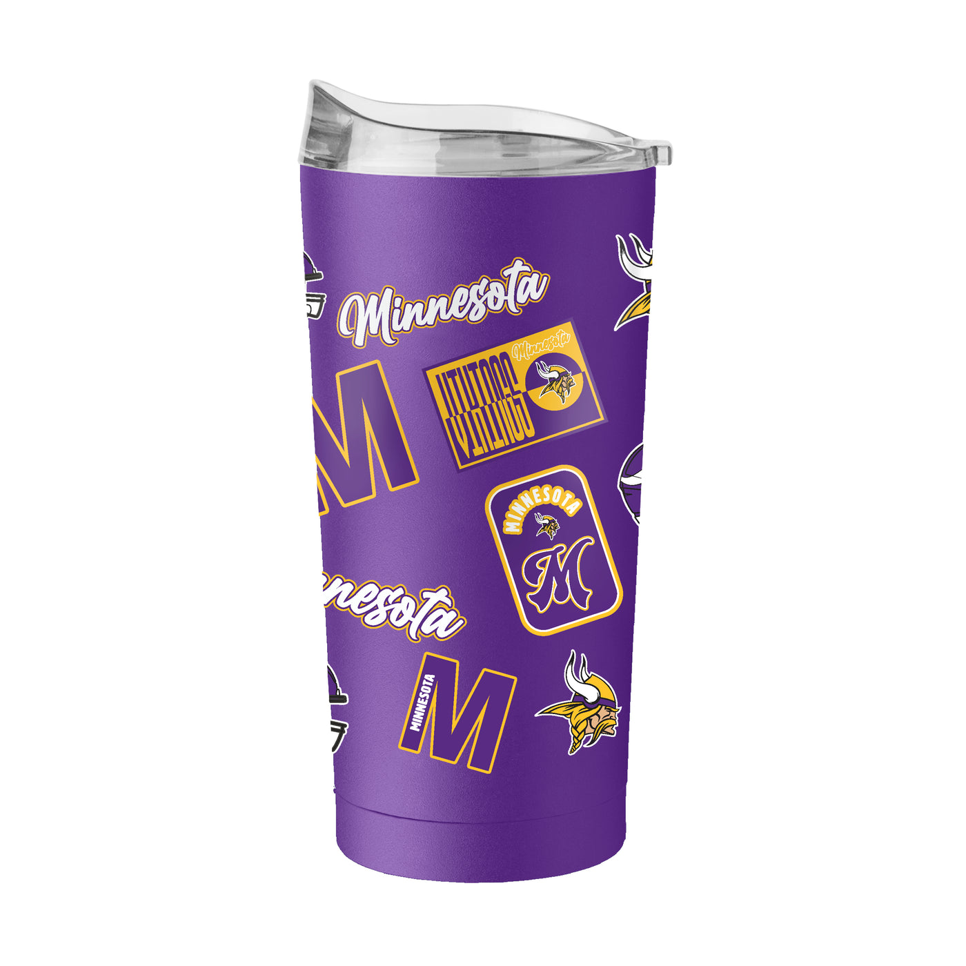 Minnesota Vikings 20oz Dreamweave Powder Coat Tumbler