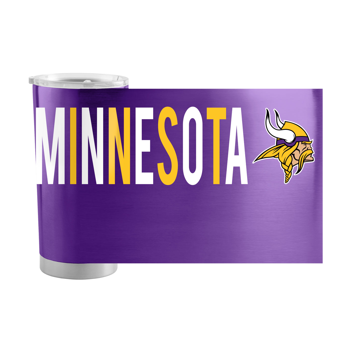 Minnesota Vikings Overtime 20oz Stainless Tumbler