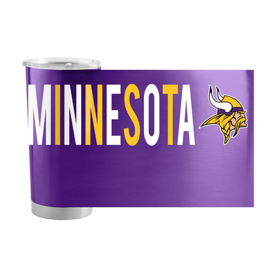 Minnesota Vikings Overtime 20oz Stainless Tumbler