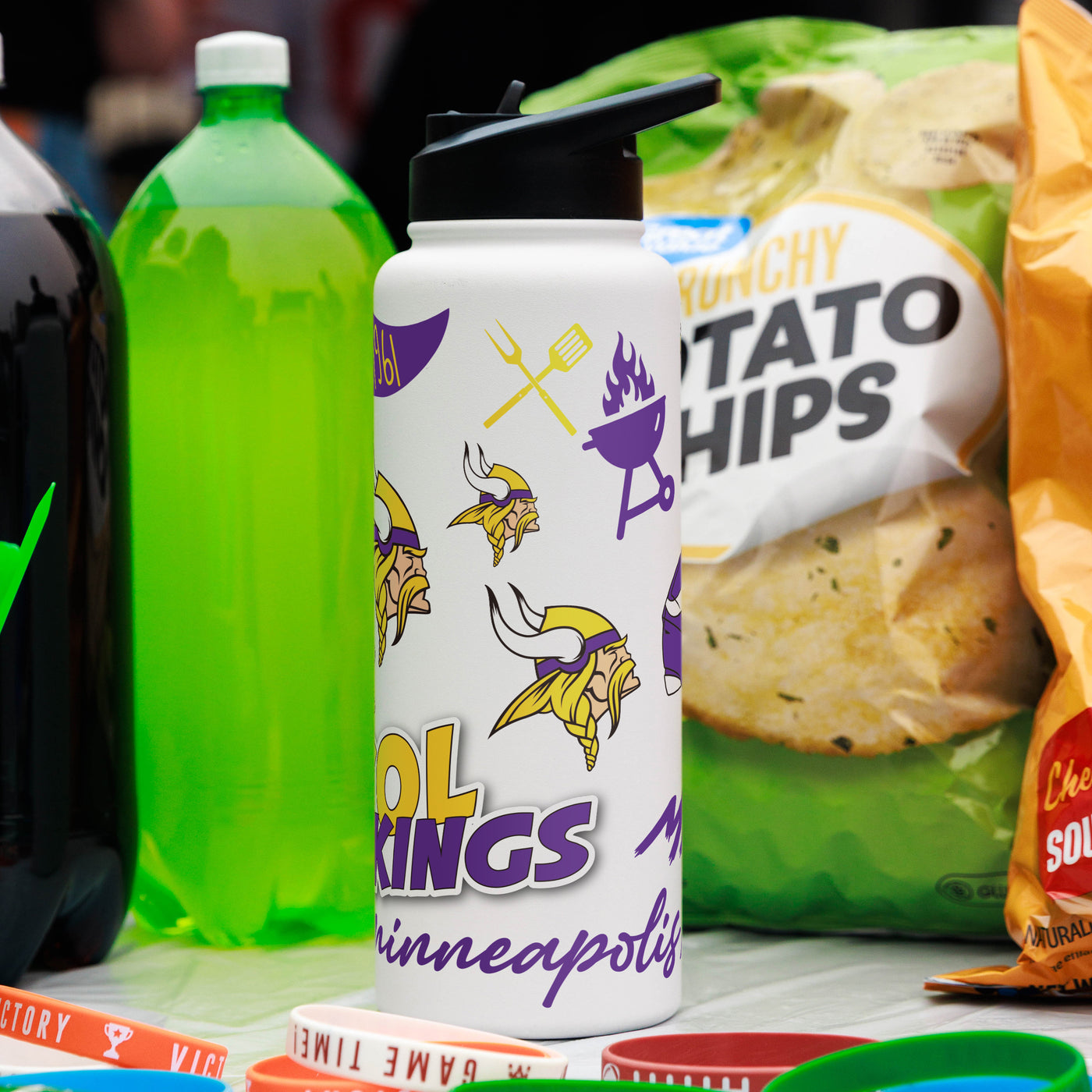 Minnesota Vikings 34oz Native Quencher Bottle