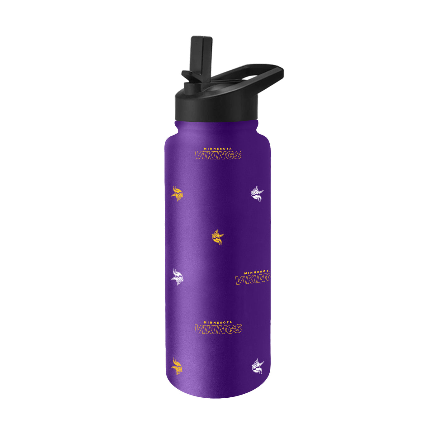 Minnesota Vikings 34oz Step And Repeat Quencher Bottle