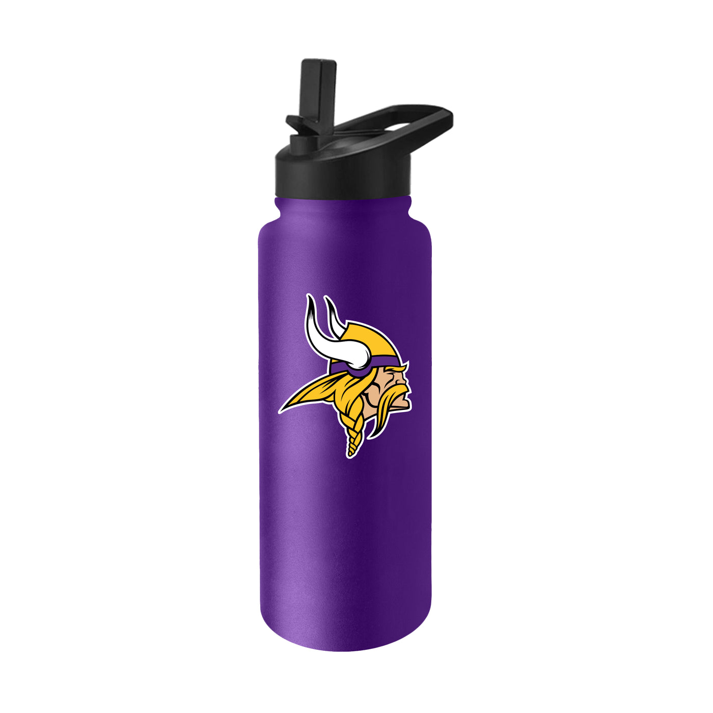 Minnesota Vikings Quencher Logo Flip Top Water Bottle