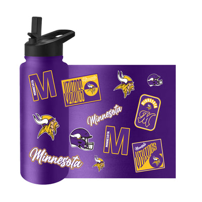 Minnesota Vikings 34oz Dreamweave Quencher Bottle