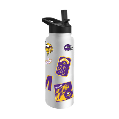 Minnesota Vikings Dreamweave 34oz Quencher Bottle