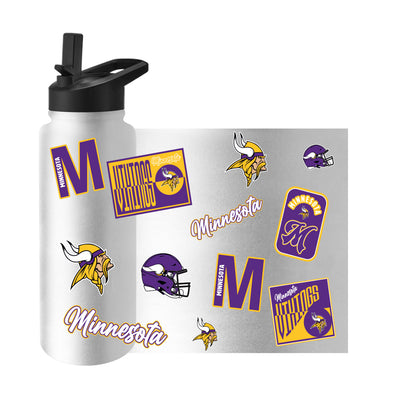 Minnesota Vikings Dreamweave 34oz Quencher Bottle