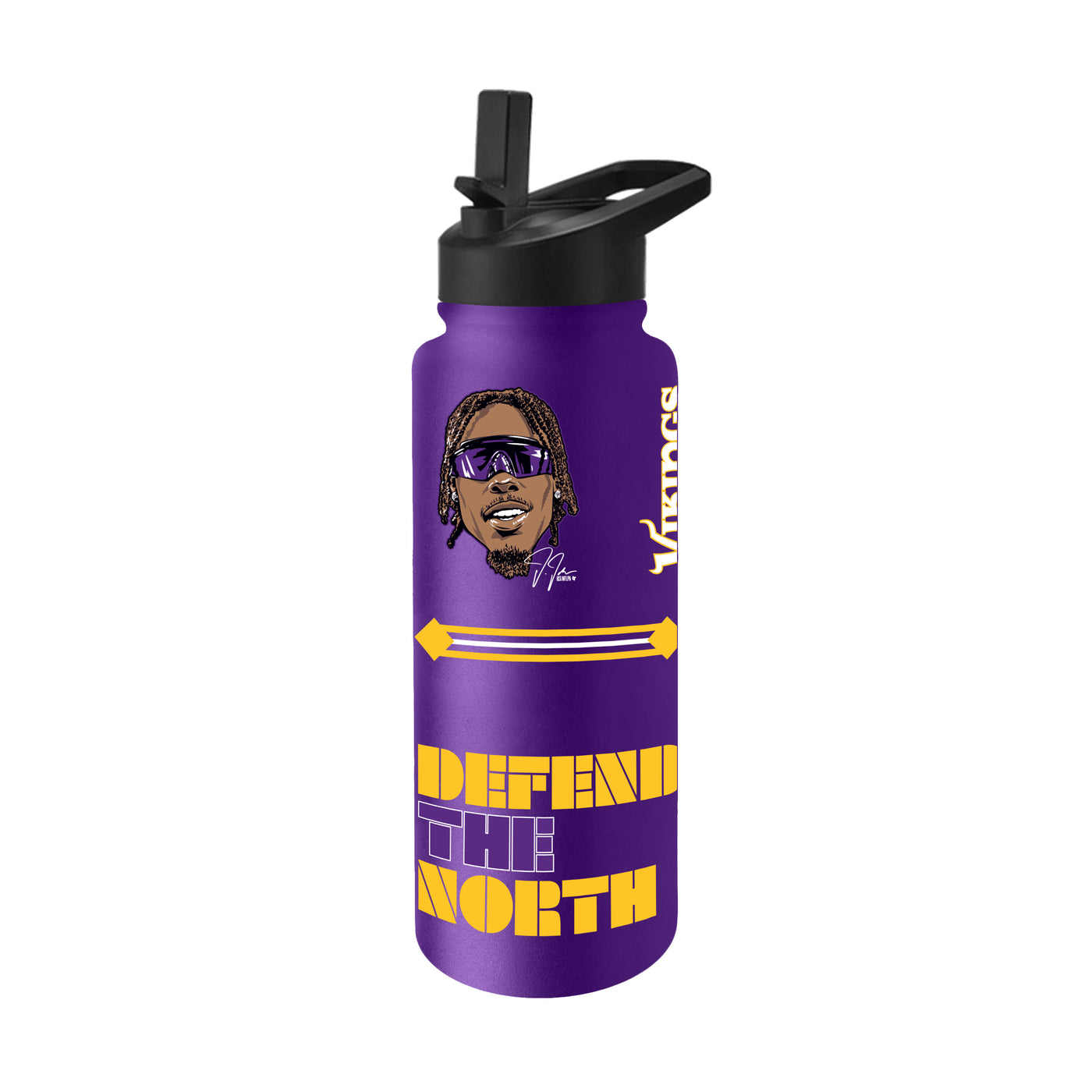 Minnesota Vikings Breaking T 34oz Native Quencher Bottle