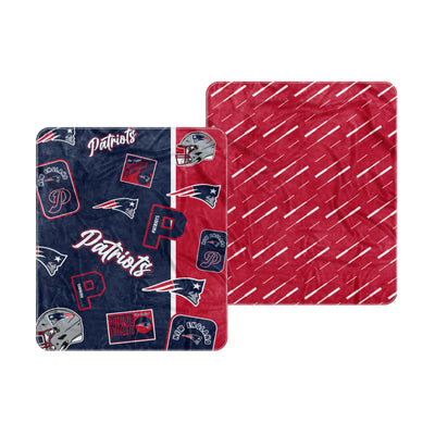 New England Patriots Dream Weave Throw 50x60
