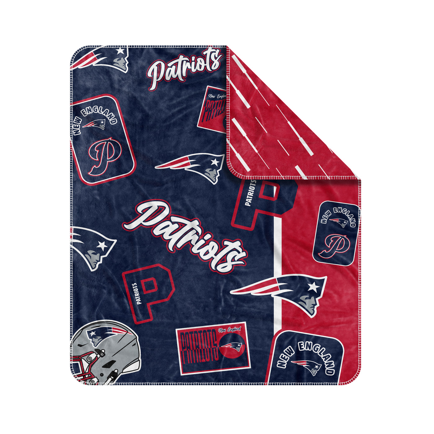 New England Patriots Dream Weave Throw 50x60
