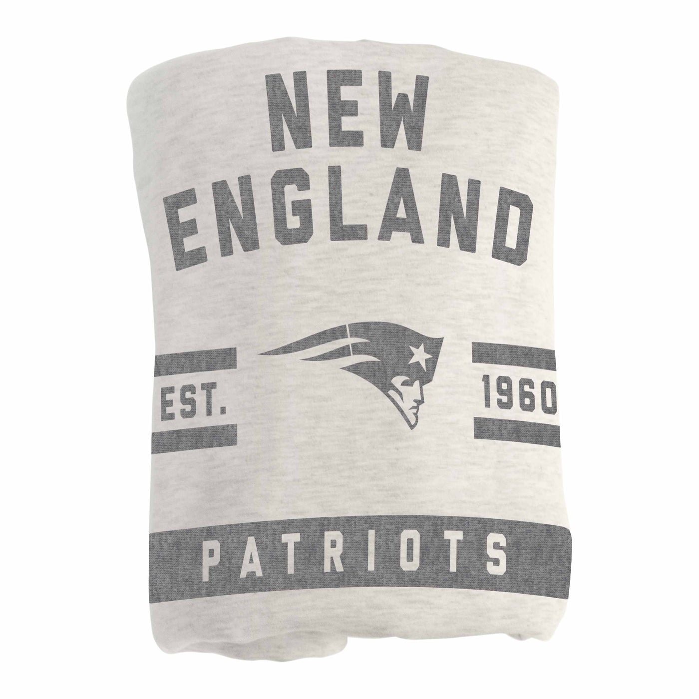 New England Patriots Oatmeal Sweatshirt Blanket