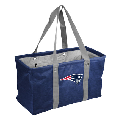 New England Patriots Crosshatch Picnic Caddy - Logo Brands
