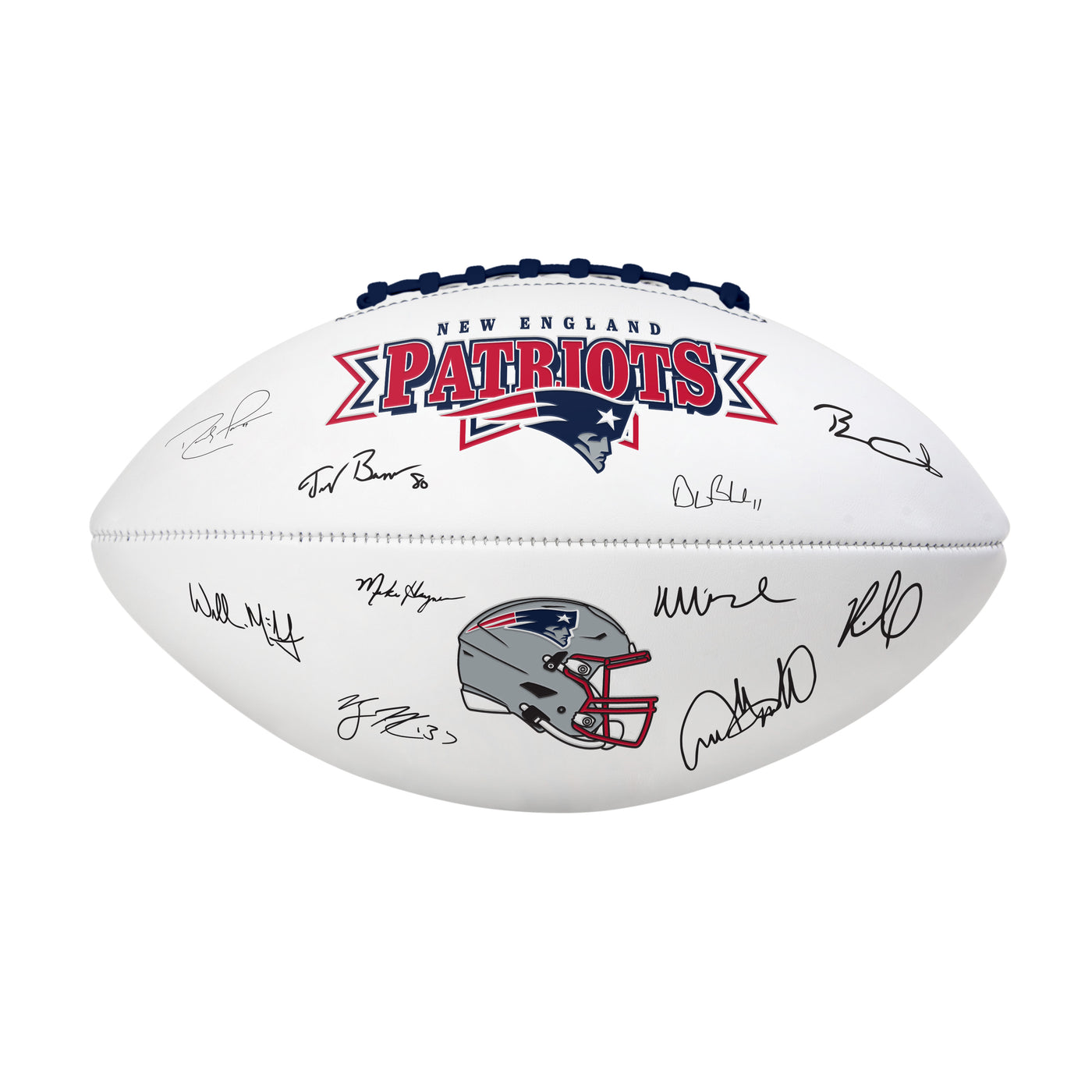 New England Patriots Autograph Signature Football