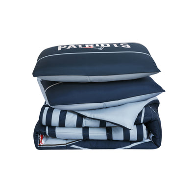 New England Patriots Crosser Comforter Set Full/Queen
