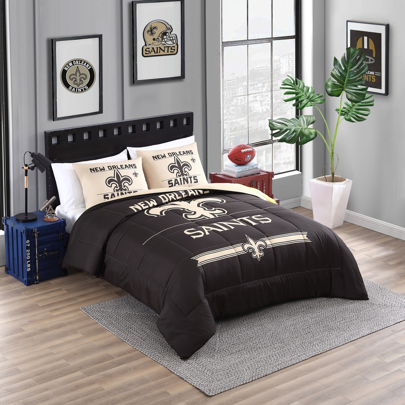 New England Patriots Command Comforter Set Full/Queen