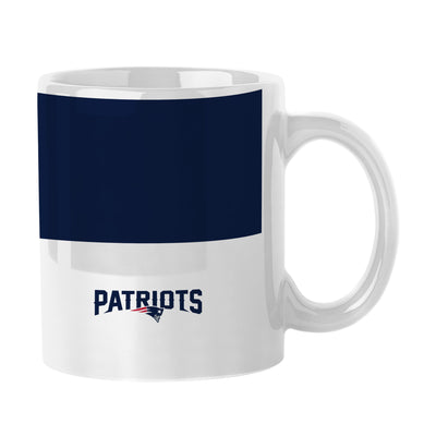 New England Patriots 11oz Colorblock Sublimated Mug