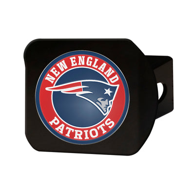 TRINITY NFL - New England Patriots Color on Black Hitch Cover