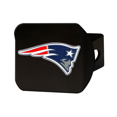 NFL - New England Patriots Color on Black Hitch Cover