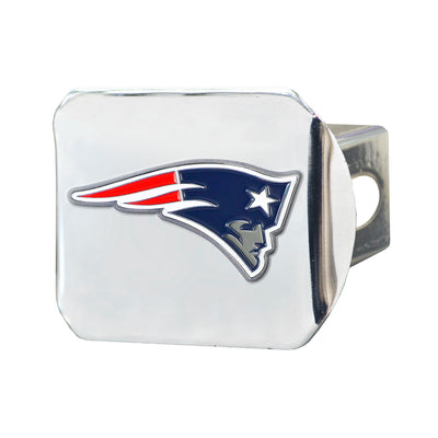 NFL - New England Patriots Color on Chrome Hitch Cover